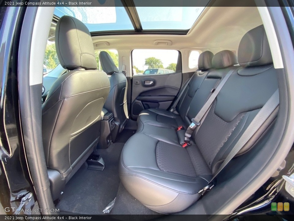 Black Interior Rear Seat for the 2021 Jeep Compass Altitude 4x4 #139607043
