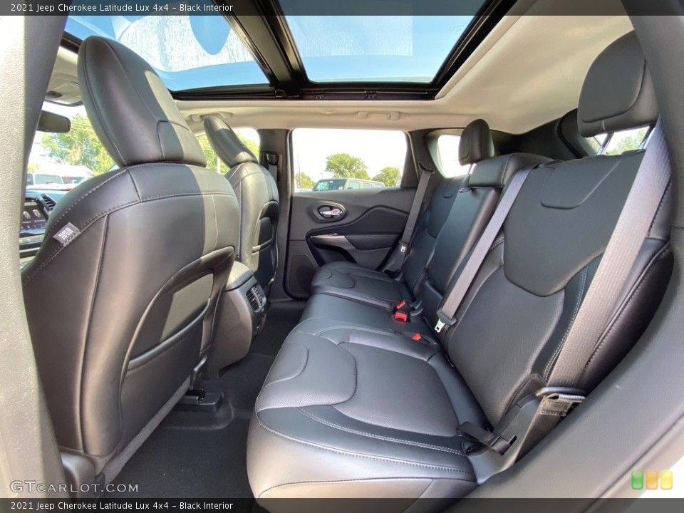Black Interior Rear Seat for the 2021 Jeep Cherokee Latitude Lux 4x4 #139609332