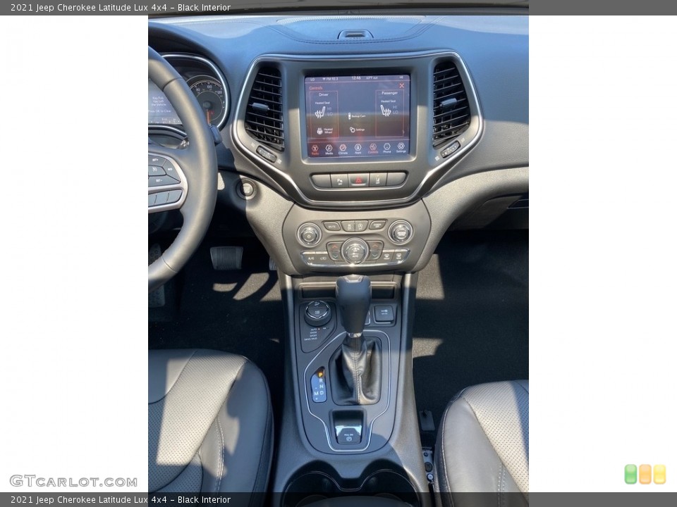 Black Interior Controls for the 2021 Jeep Cherokee Latitude Lux 4x4 #139609407