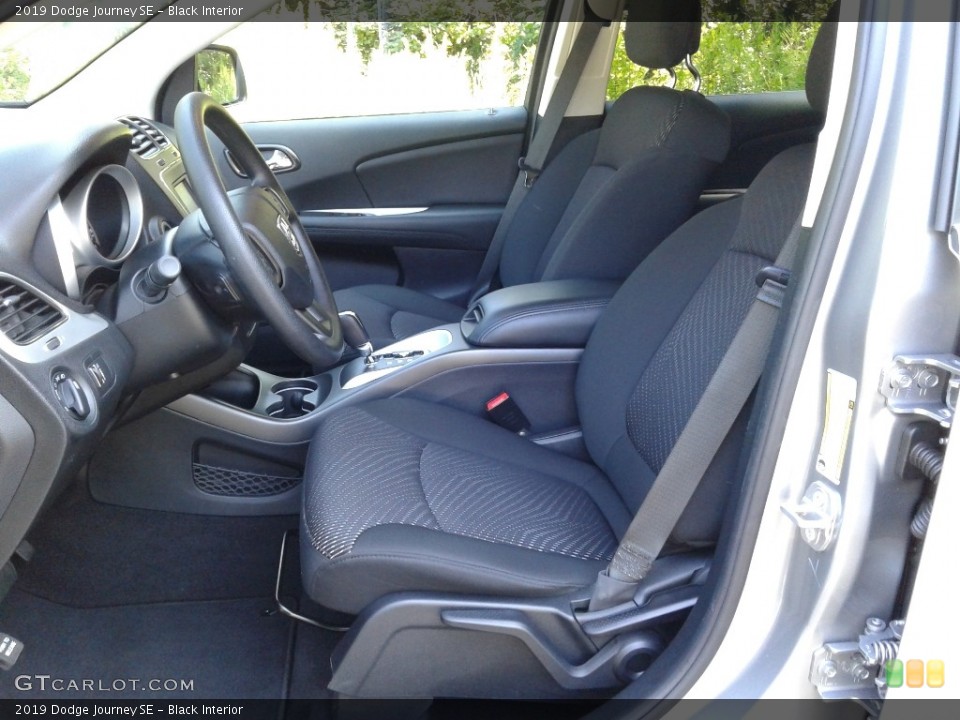 Black Interior Front Seat for the 2019 Dodge Journey SE #139611033