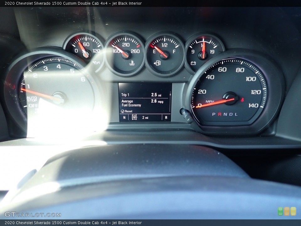 Jet Black Interior Gauges for the 2020 Chevrolet Silverado 1500 Custom Double Cab 4x4 #139612689
