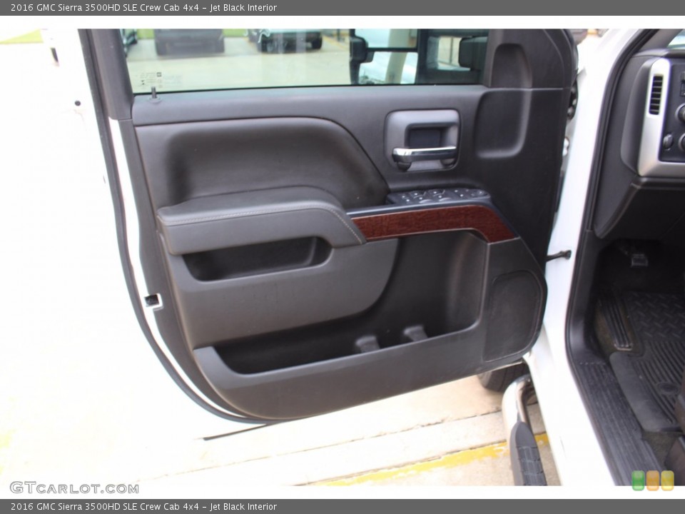 Jet Black Interior Door Panel for the 2016 GMC Sierra 3500HD SLE Crew Cab 4x4 #139612827