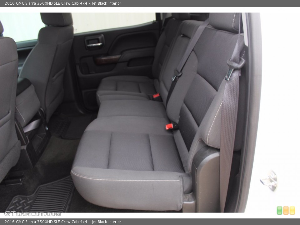 Jet Black Interior Rear Seat for the 2016 GMC Sierra 3500HD SLE Crew Cab 4x4 #139612917