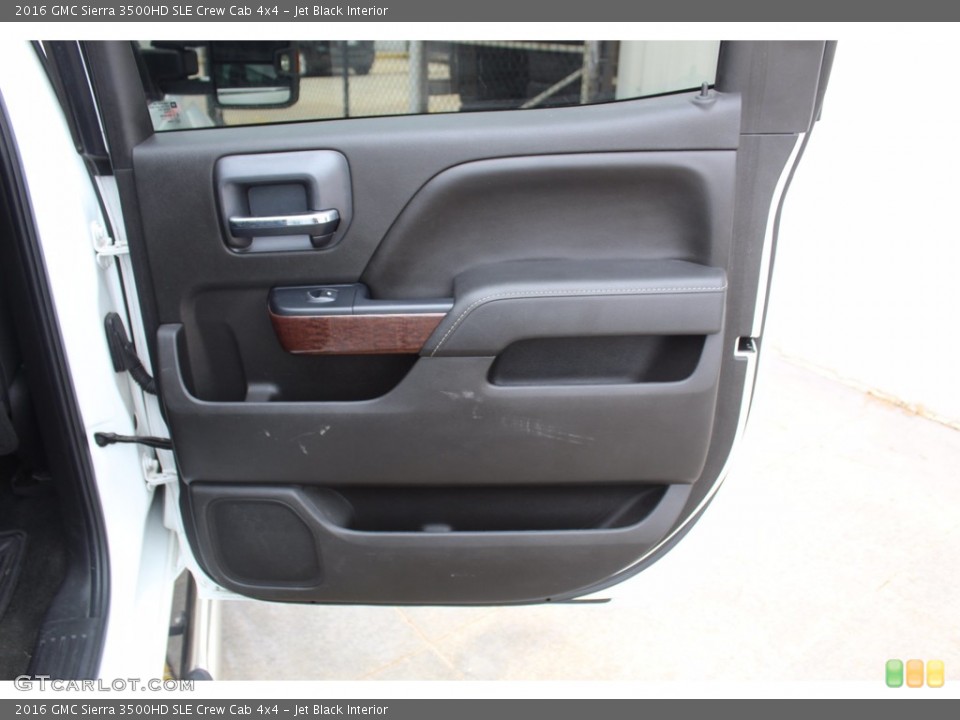 Jet Black Interior Door Panel for the 2016 GMC Sierra 3500HD SLE Crew Cab 4x4 #139612942