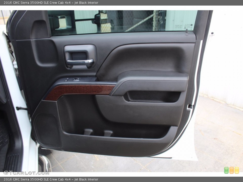 Jet Black Interior Door Panel for the 2016 GMC Sierra 3500HD SLE Crew Cab 4x4 #139612962
