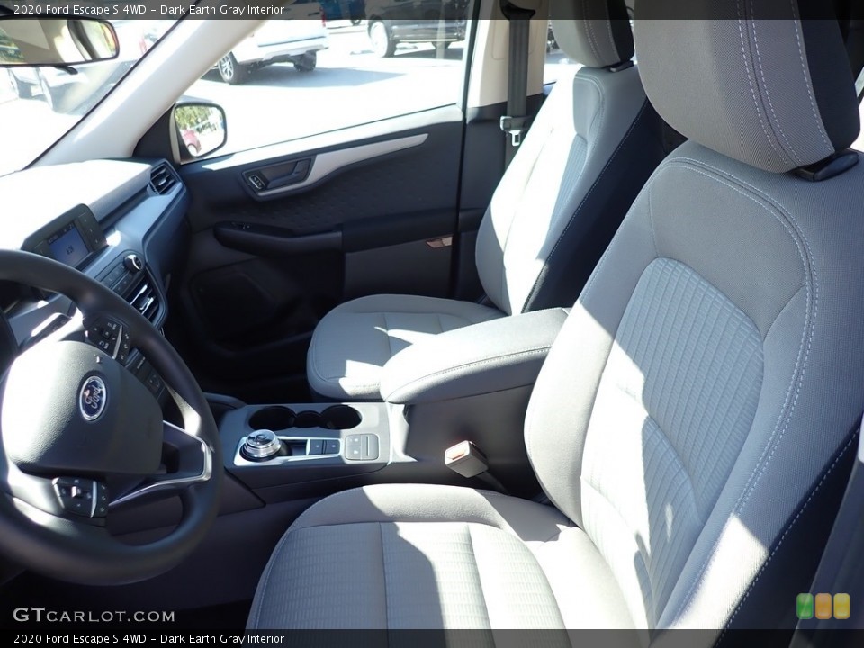Dark Earth Gray Interior Front Seat for the 2020 Ford Escape S 4WD #139614465