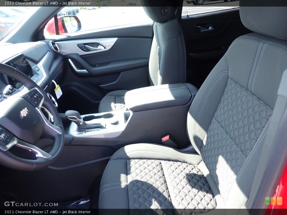 Jet Black Interior Front Seat for the 2021 Chevrolet Blazer LT AWD #139616101