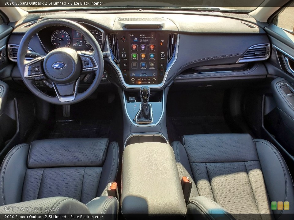 Slate Black Interior Photo for the 2020 Subaru Outback 2.5i Limited #139616170