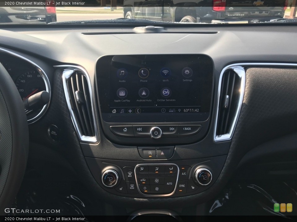 Jet Black Interior Controls for the 2020 Chevrolet Malibu LT #139619083
