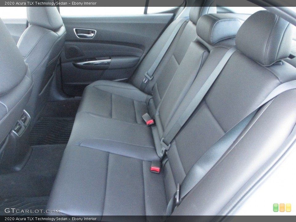 Ebony Interior Rear Seat for the 2020 Acura TLX Technology Sedan #139619591