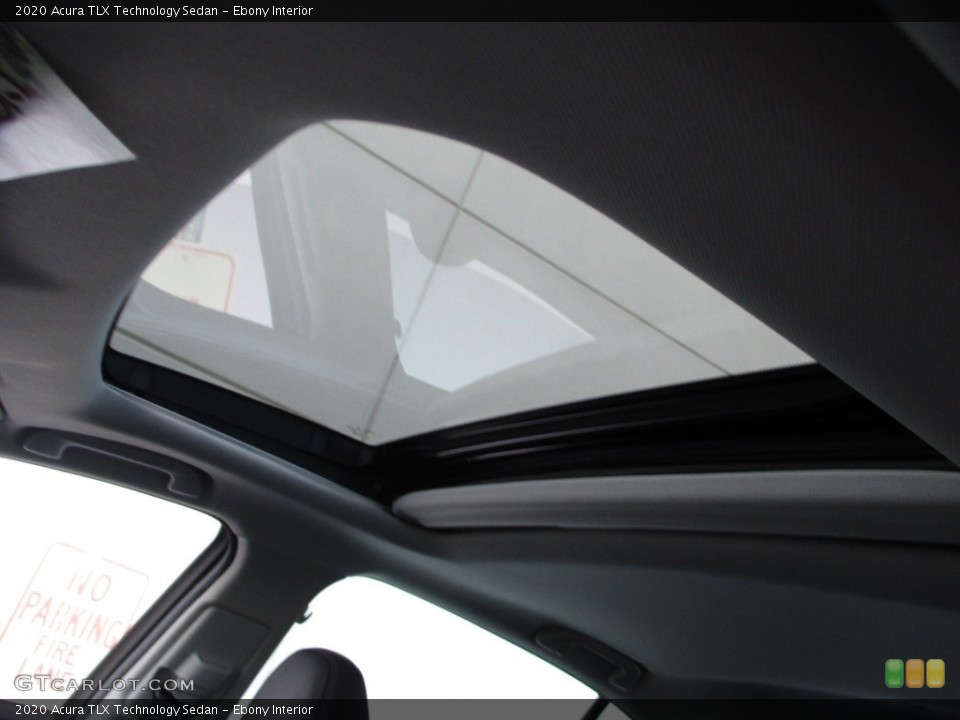 Ebony Interior Sunroof for the 2020 Acura TLX Technology Sedan #139619620