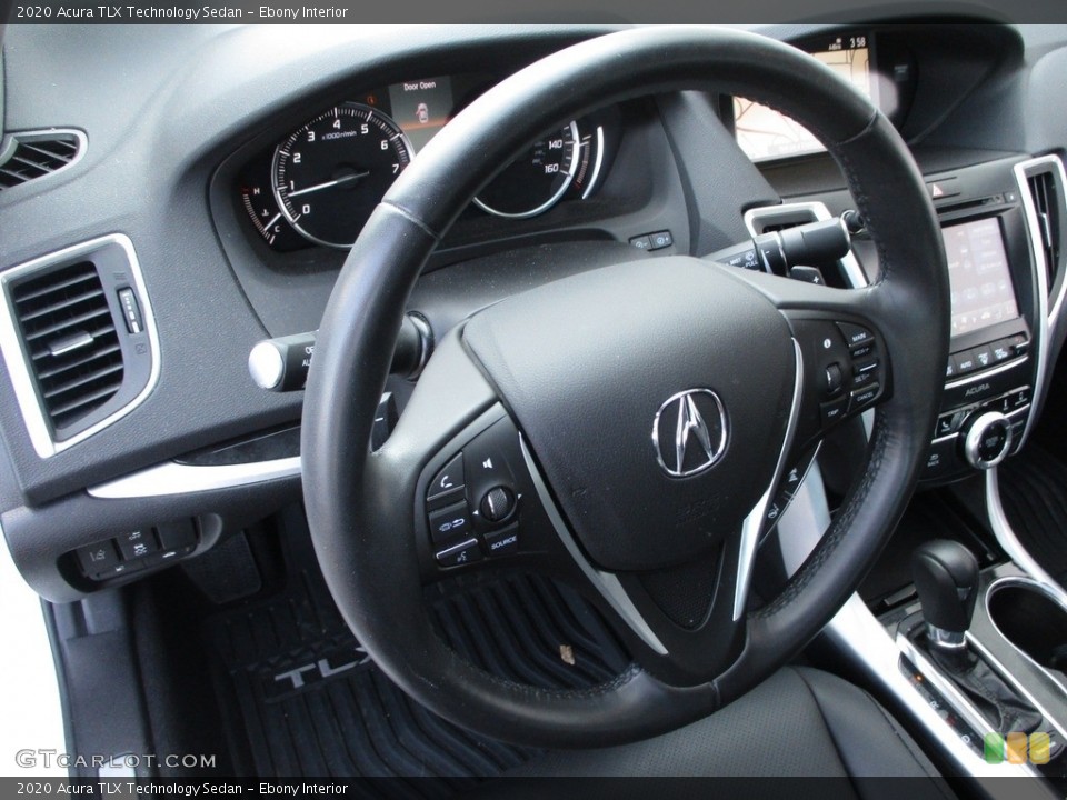 Ebony Interior Steering Wheel for the 2020 Acura TLX Technology Sedan #139619653