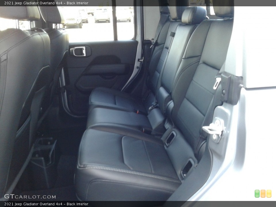 Black Interior Rear Seat for the 2021 Jeep Gladiator Overland 4x4 #139620334