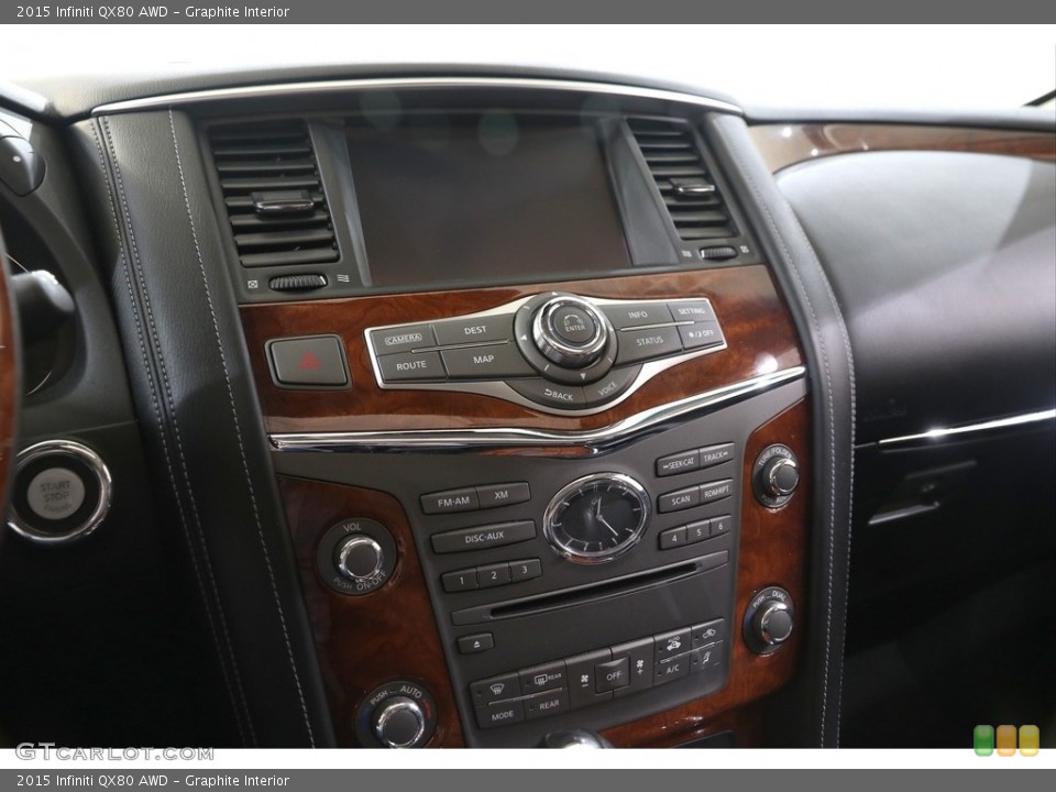 Graphite Interior Controls for the 2015 Infiniti QX80 AWD #139620919