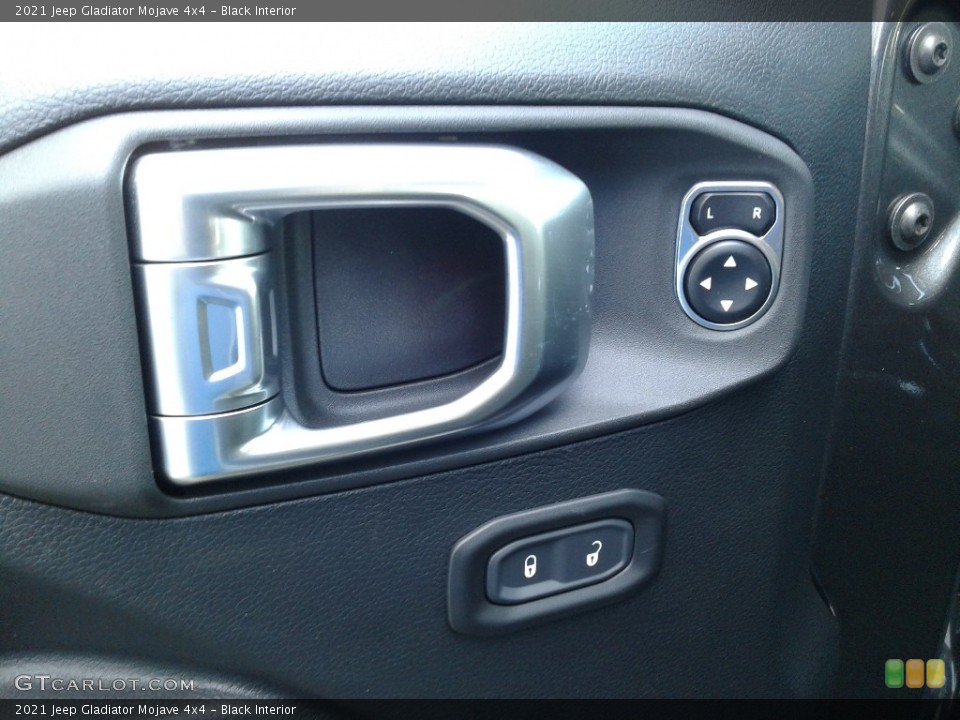 Black Interior Controls for the 2021 Jeep Gladiator Mojave 4x4 #139621875