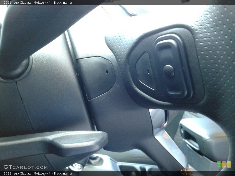 Black Interior Steering Wheel for the 2021 Jeep Gladiator Mojave 4x4 #139621897