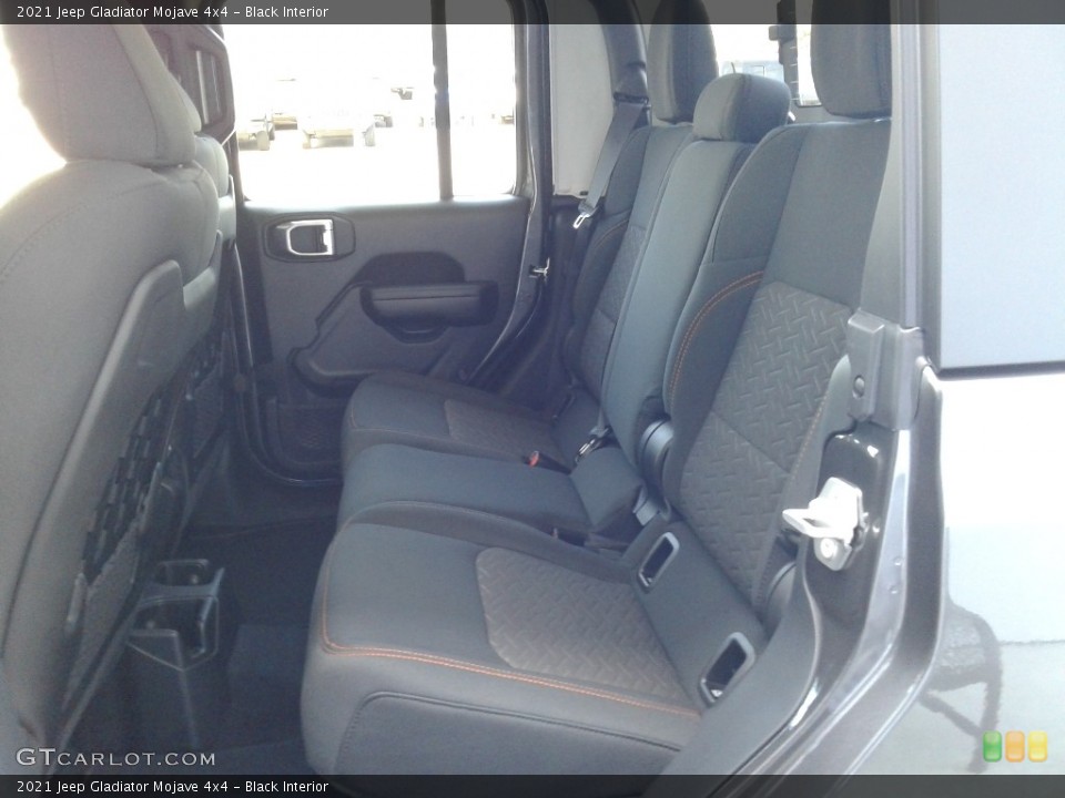 Black Interior Rear Seat for the 2021 Jeep Gladiator Mojave 4x4 #139621918