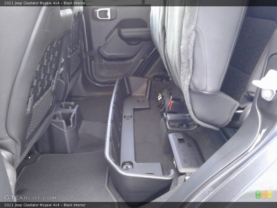 Black Interior Rear Seat for the 2021 Jeep Gladiator Mojave 4x4 #139621939