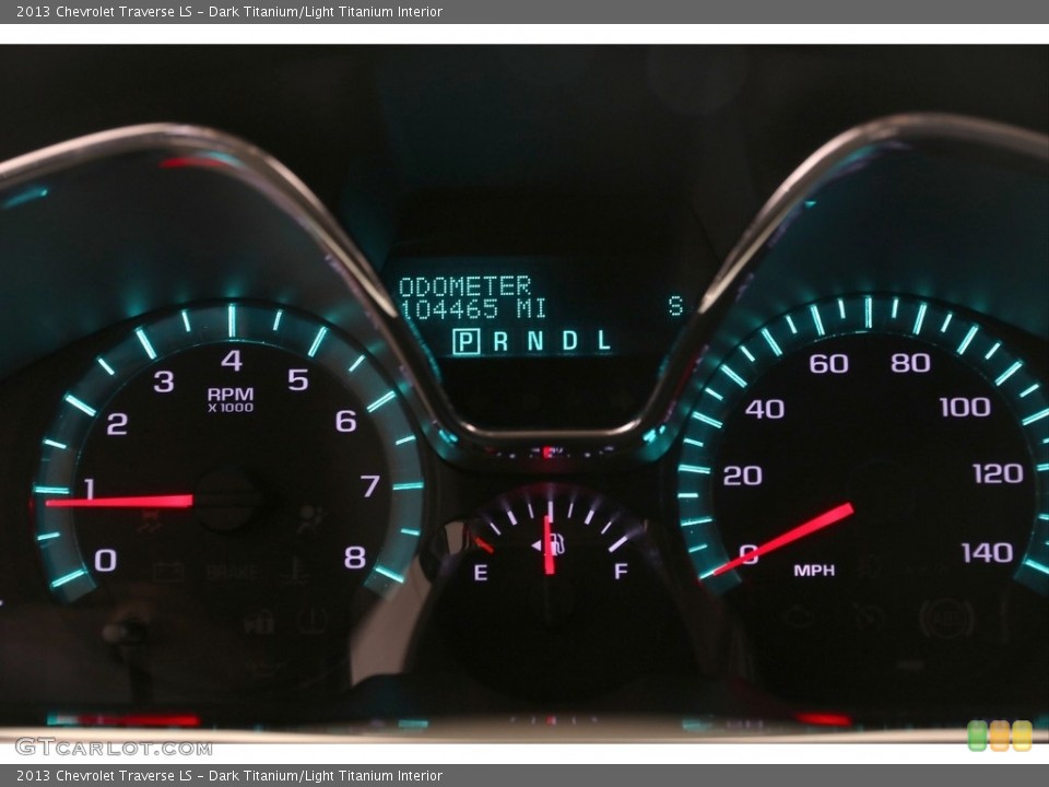 Dark Titanium/Light Titanium Interior Gauges for the 2013 Chevrolet Traverse LS #139622478