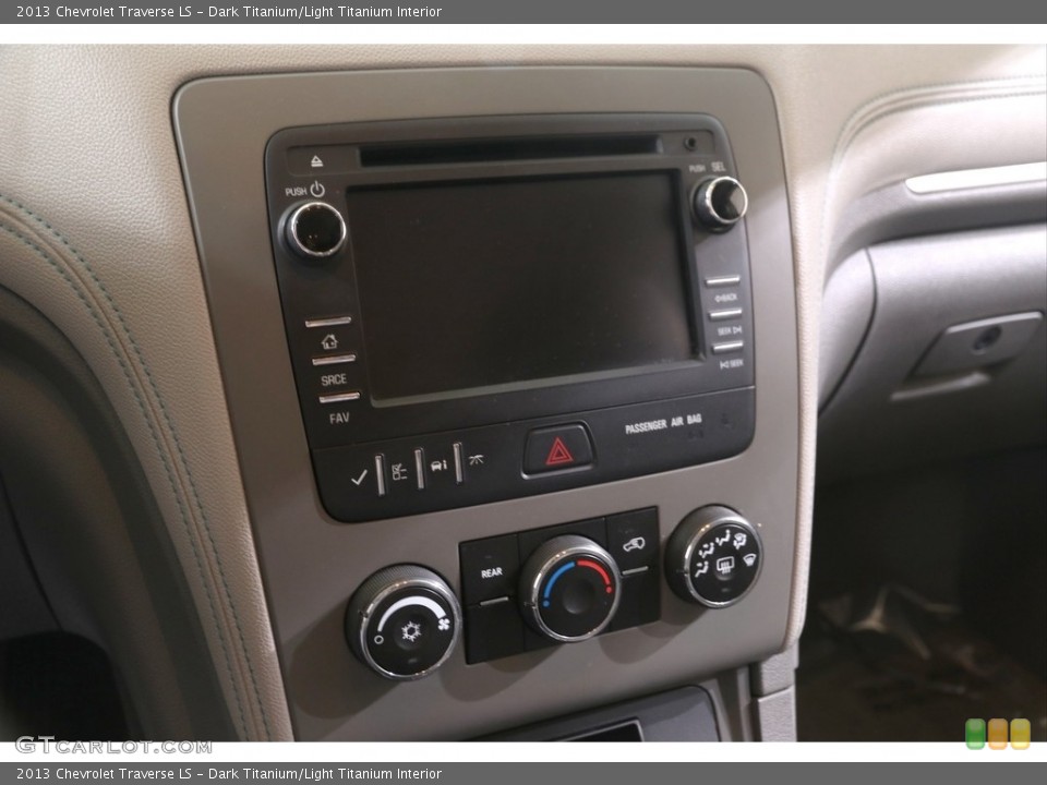 Dark Titanium/Light Titanium Interior Controls for the 2013 Chevrolet Traverse LS #139622494