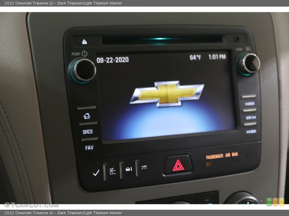 Dark Titanium/Light Titanium Interior Controls for the 2013 Chevrolet Traverse LS #139622506