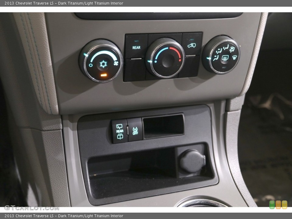 Dark Titanium/Light Titanium Interior Controls for the 2013 Chevrolet Traverse LS #139622620