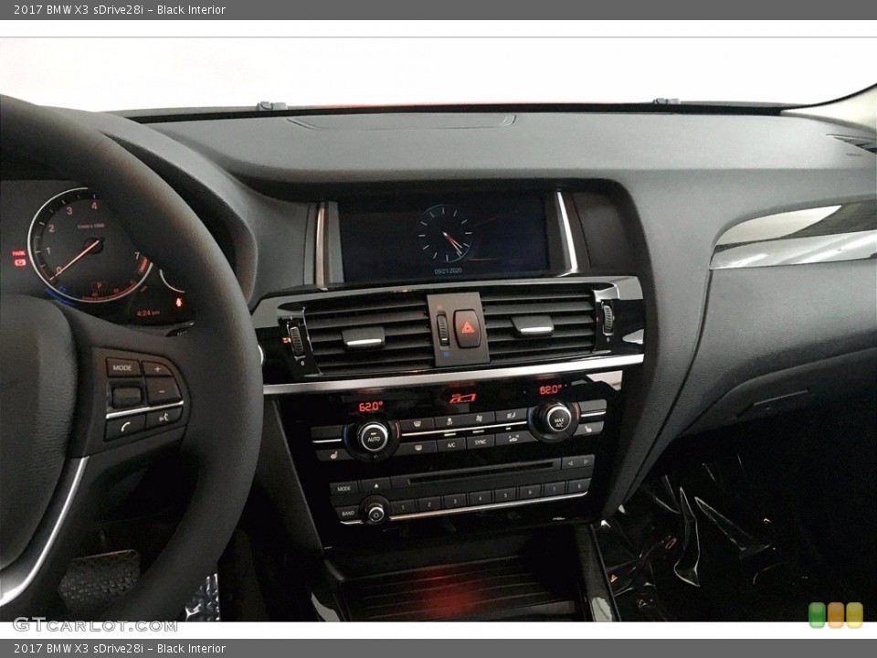 Black Interior Controls for the 2017 BMW X3 sDrive28i #139624457
