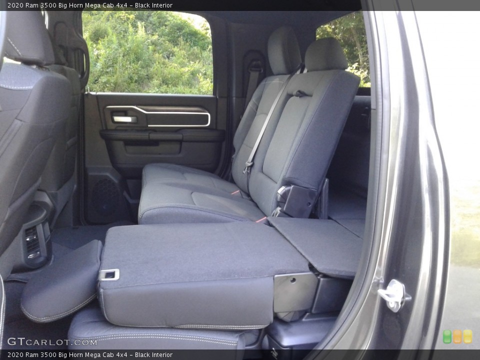 Black Interior Rear Seat for the 2020 Ram 3500 Big Horn Mega Cab 4x4 #139624678