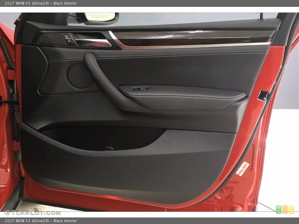 Black Interior Door Panel for the 2017 BMW X3 sDrive28i #139624912