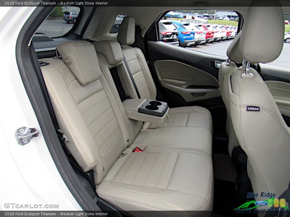Medium Light Stone Interior Rear Seat for the 2018 Ford EcoSport Titanium #139627075