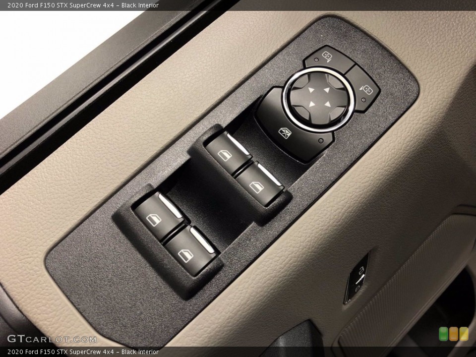 Black Interior Controls for the 2020 Ford F150 STX SuperCrew 4x4 #139627873