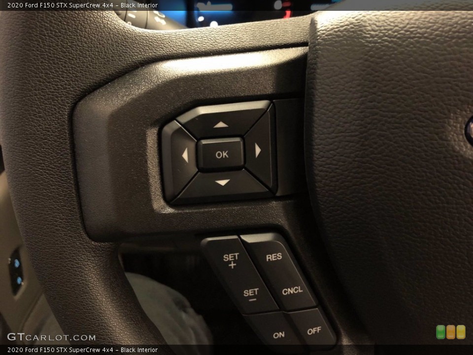 Black Interior Steering Wheel for the 2020 Ford F150 STX SuperCrew 4x4 #139627954