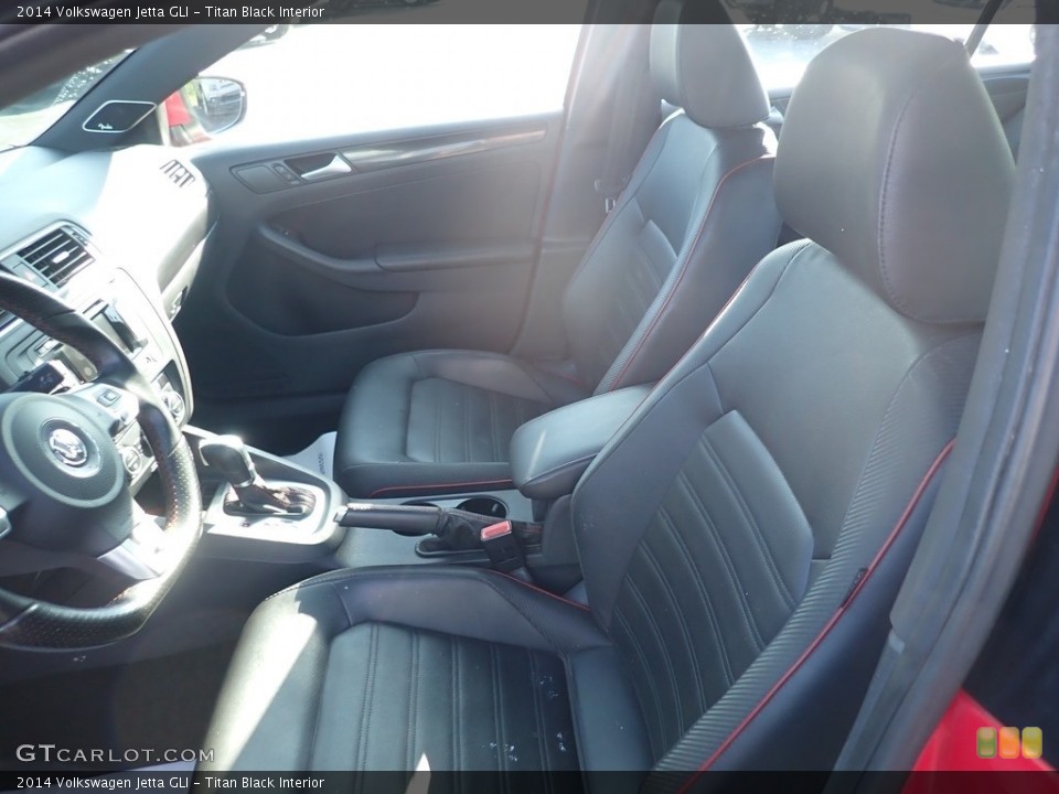Titan Black Interior Front Seat for the 2014 Volkswagen Jetta GLI #139628725