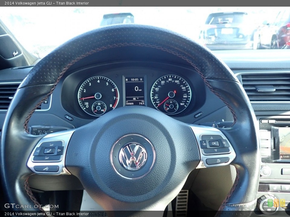 Titan Black Interior Steering Wheel for the 2014 Volkswagen Jetta GLI #139628809