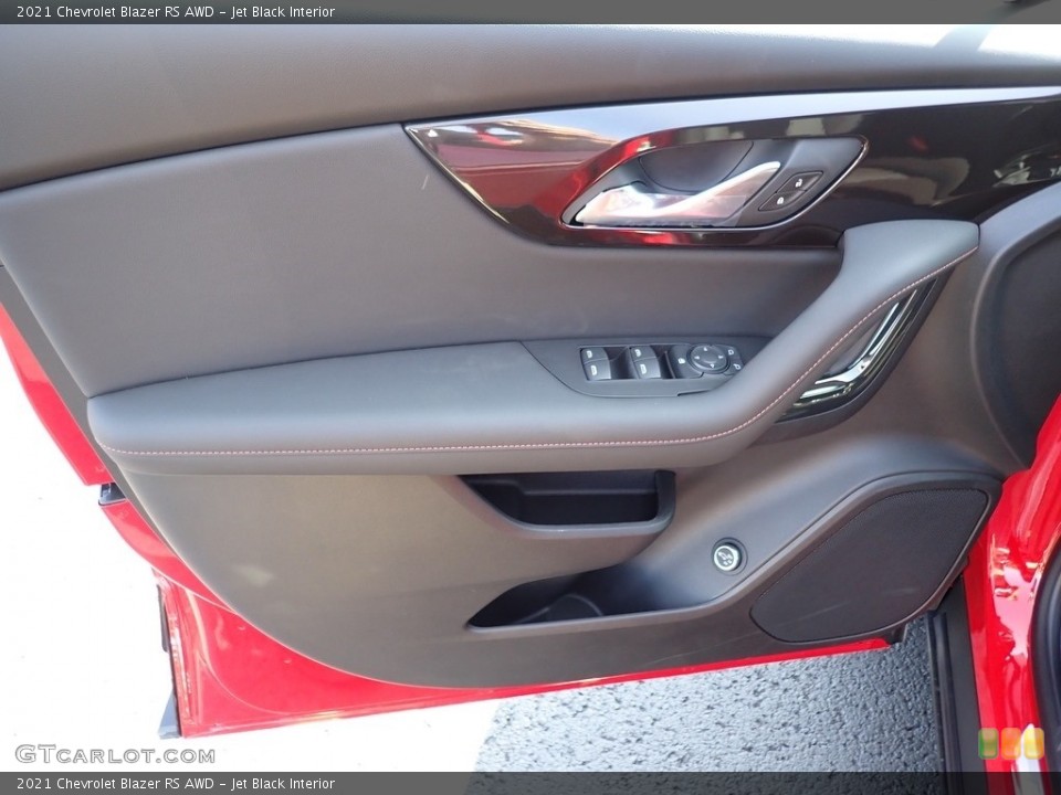 Jet Black Interior Door Panel for the 2021 Chevrolet Blazer RS AWD #139629466