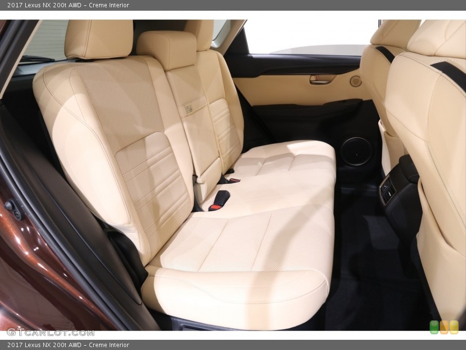 Creme Interior Rear Seat for the 2017 Lexus NX 200t AWD #139632003