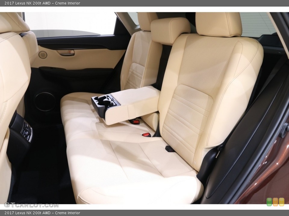 Creme Interior Rear Seat for the 2017 Lexus NX 200t AWD #139632044
