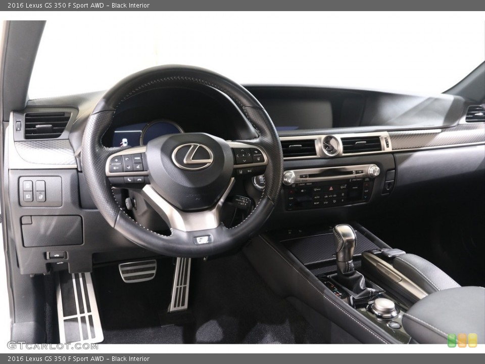 Black Interior Dashboard for the 2016 Lexus GS 350 F Sport AWD #139633011