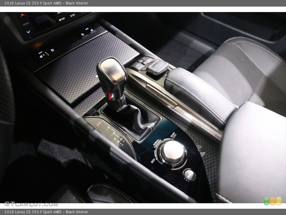 Black Interior Transmission for the 2016 Lexus GS 350 F Sport AWD #139633272
