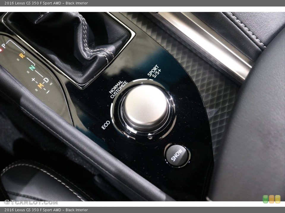 Black Interior Controls for the 2016 Lexus GS 350 F Sport AWD #139633314