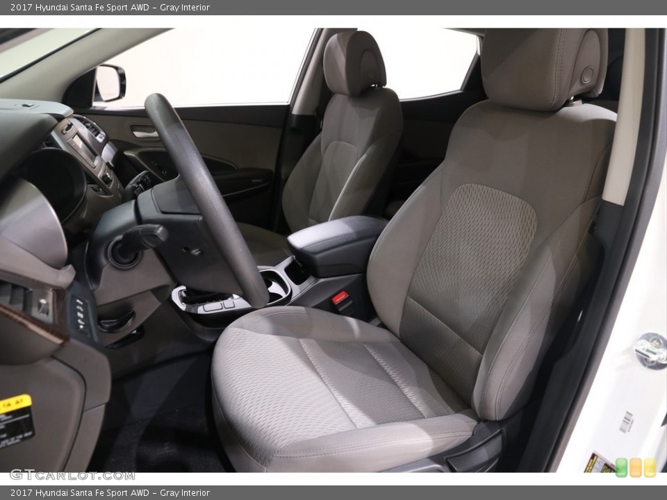 Gray Interior Front Seat for the 2017 Hyundai Santa Fe Sport AWD #139633605