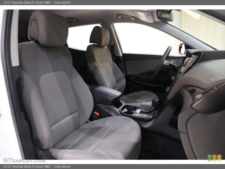 Gray Interior Front Seat for the 2017 Hyundai Santa Fe Sport AWD #139633899