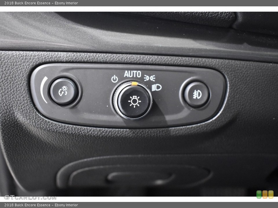 Ebony Interior Controls for the 2018 Buick Encore Essence #139635501