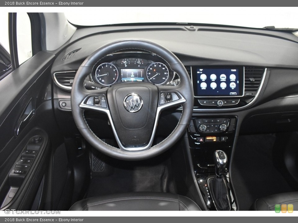 Ebony Interior Dashboard for the 2018 Buick Encore Essence #139635522