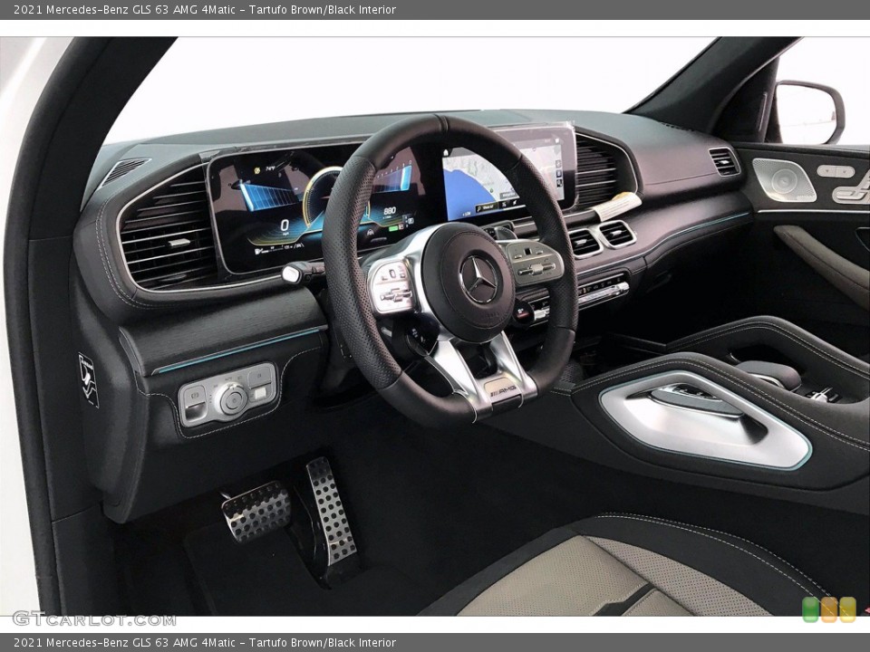 Tartufo Brown/Black Interior Dashboard for the 2021 Mercedes-Benz GLS 63 AMG 4Matic #139636602
