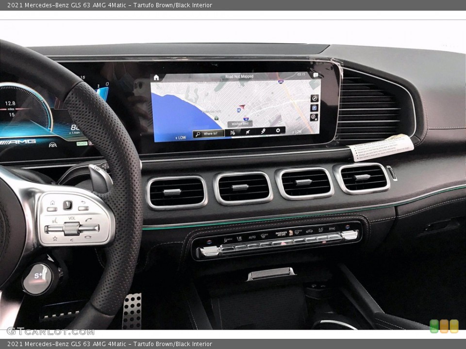 Tartufo Brown/Black Interior Navigation for the 2021 Mercedes-Benz GLS 63 AMG 4Matic #139636653