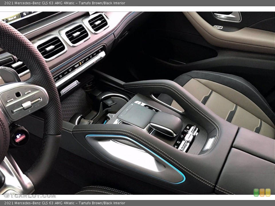 Tartufo Brown/Black Interior Transmission for the 2021 Mercedes-Benz GLS 63 AMG 4Matic #139636692