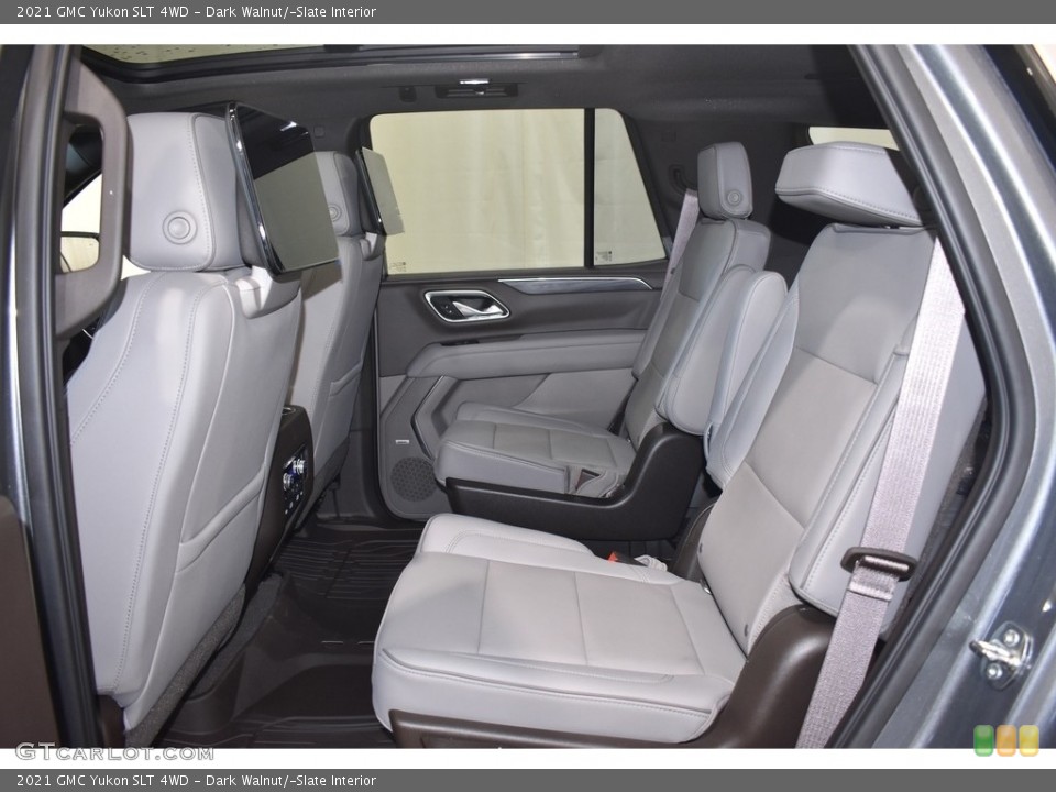 Dark Walnut/­Slate Interior Rear Seat for the 2021 GMC Yukon SLT 4WD #139638780