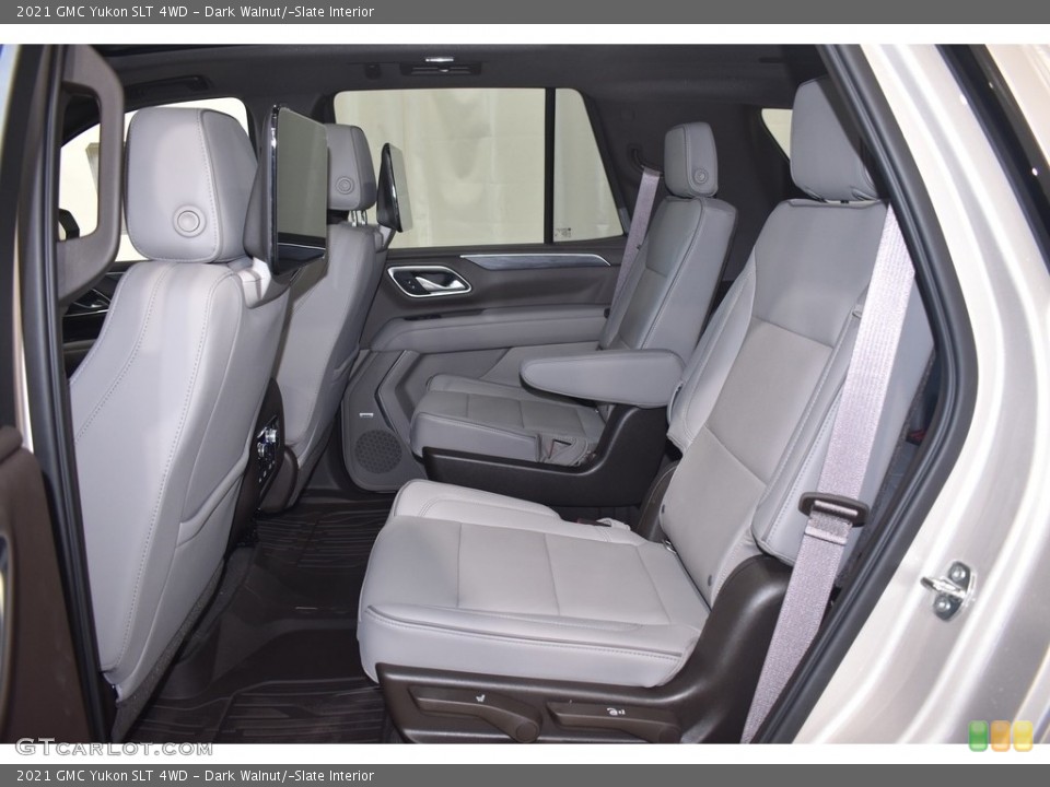 Dark Walnut/­Slate Interior Rear Seat for the 2021 GMC Yukon SLT 4WD #139639135