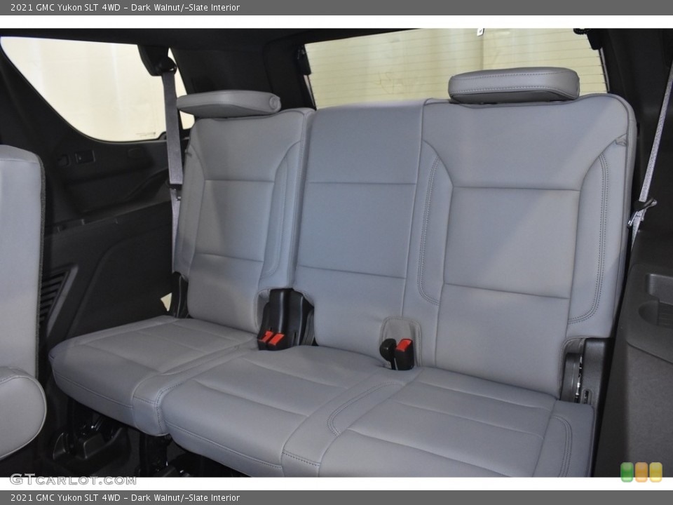 Dark Walnut/­Slate Interior Rear Seat for the 2021 GMC Yukon SLT 4WD #139639153
